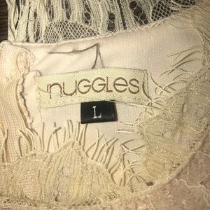 NUGGLES beige lace dress